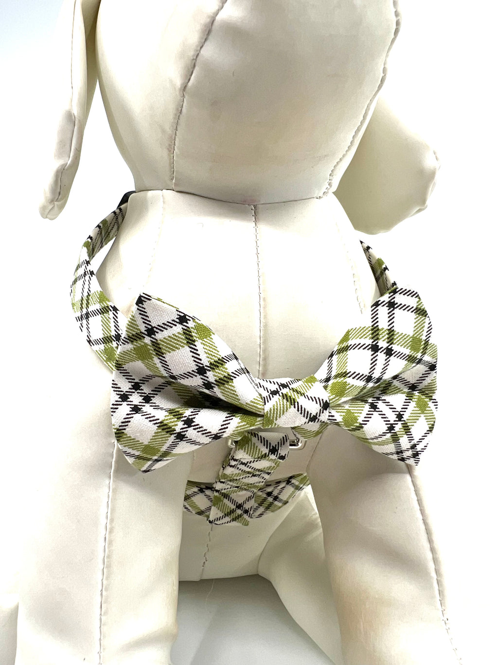 Evergreen Plaid Adjustable Dog Harness