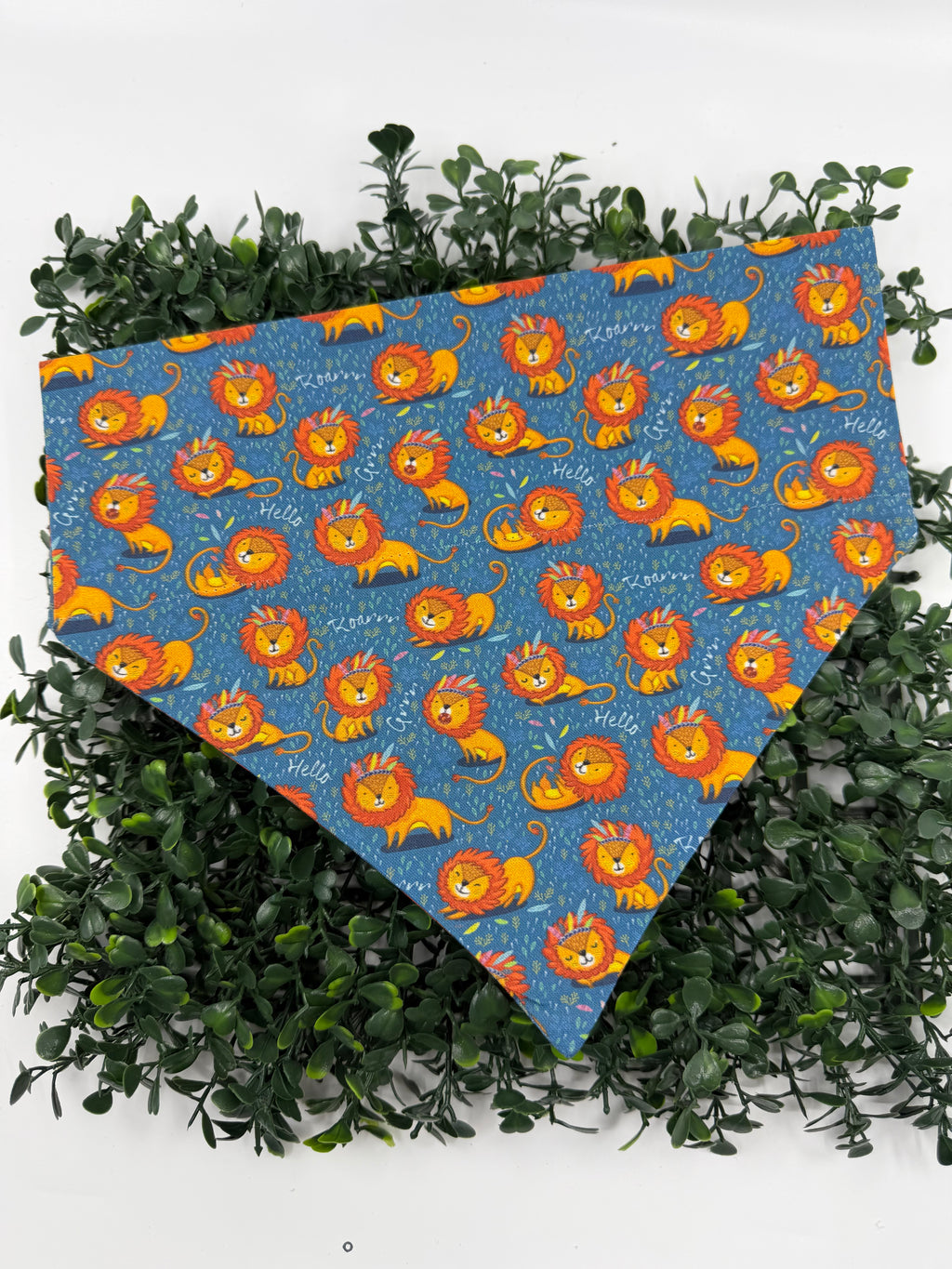 Classic Over the Collar Dog or Cat Zoo Bandana- Choose your Size