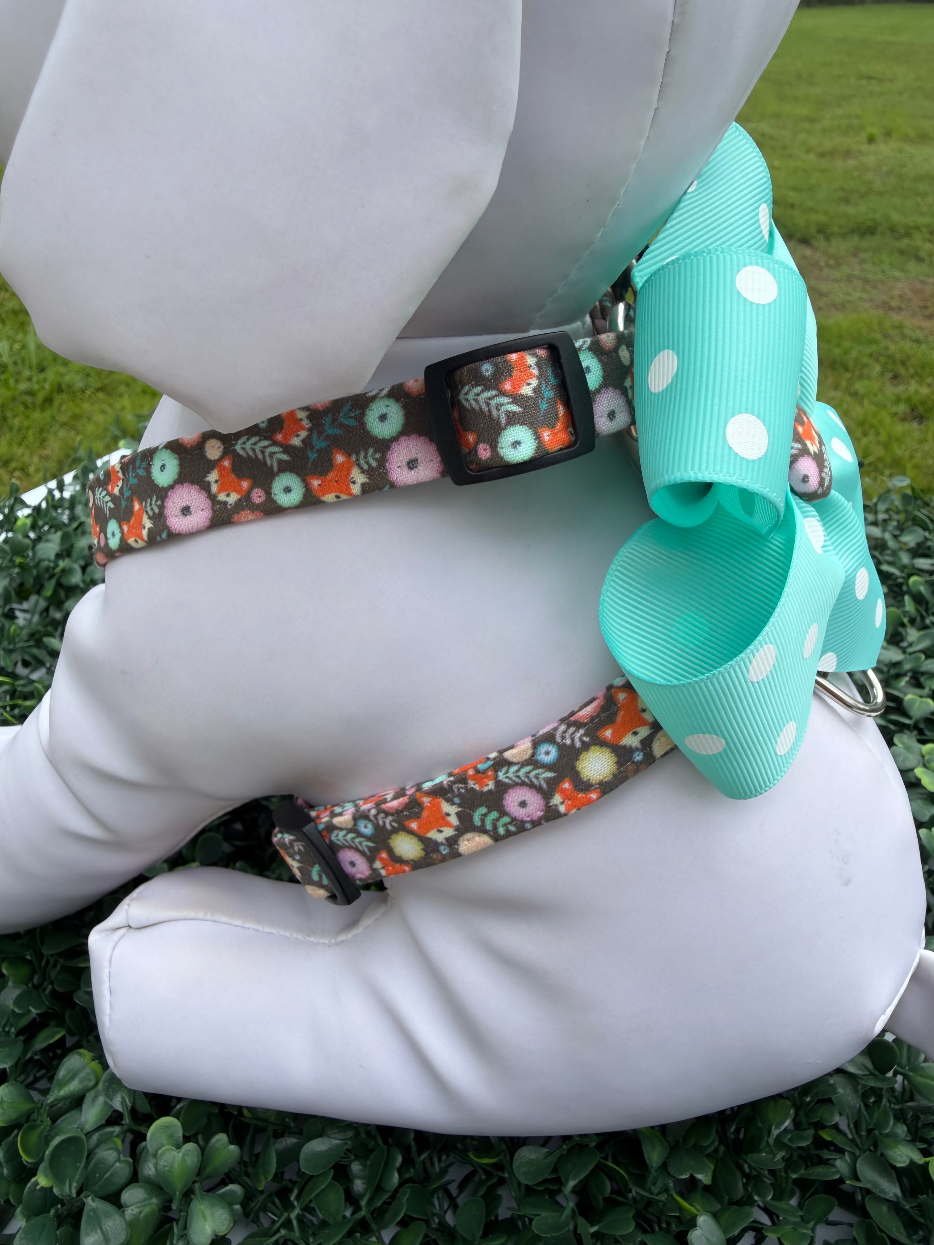 Fox in the Wild Dog Harness 🦊🌸