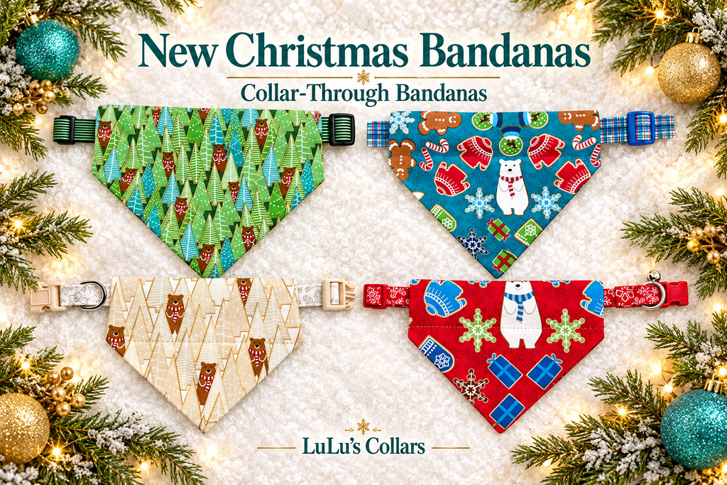 New Christmas Collar-Through Bandanas 🎄