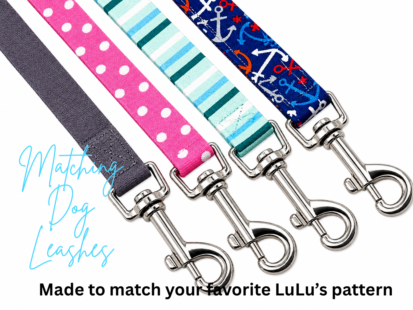 Custom Matching Dog Leash – Choose Your Pattern