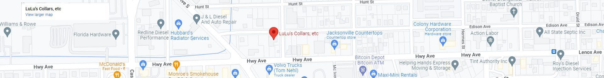 LuLu's Collars Business address map