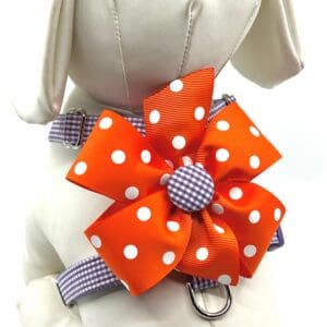 Purple Gingham Optional Bow Choices Style Harness