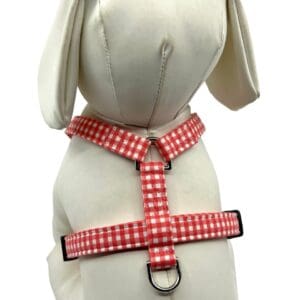 Coral Gingham Style Harness
