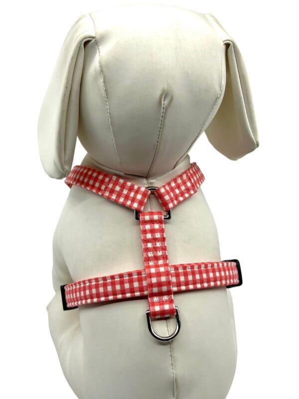 Coral Gingham Style Harness