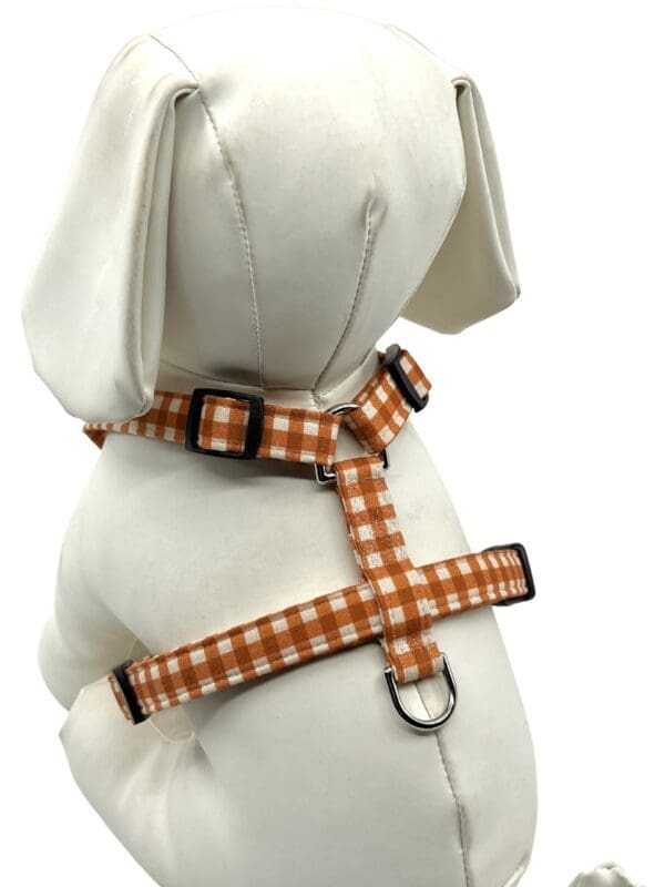 Burnt Orange Check Style Harness