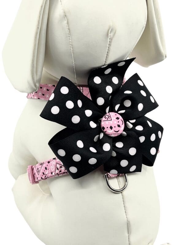 Pink Bandana Bow Style Harness