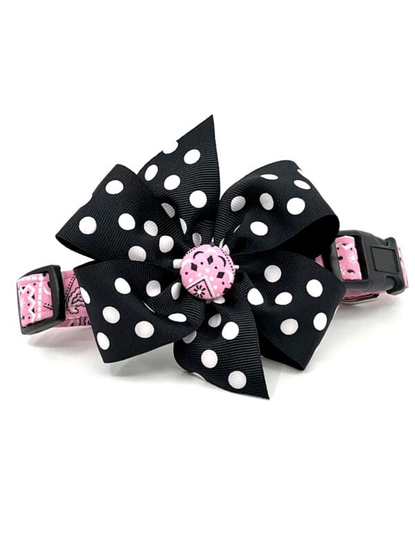 Pink Bandana Collar Bow