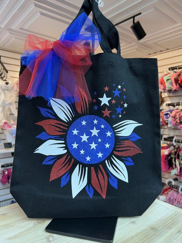 Canvas Bag Patriotic Daisy