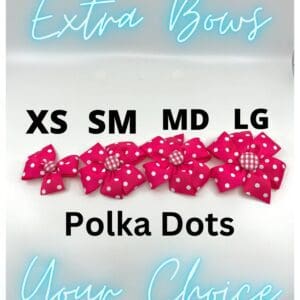Extra Bows Your Choice Polka Dot Bows