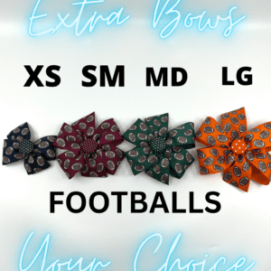 Extra Bows Your Choice Choice Football Bows