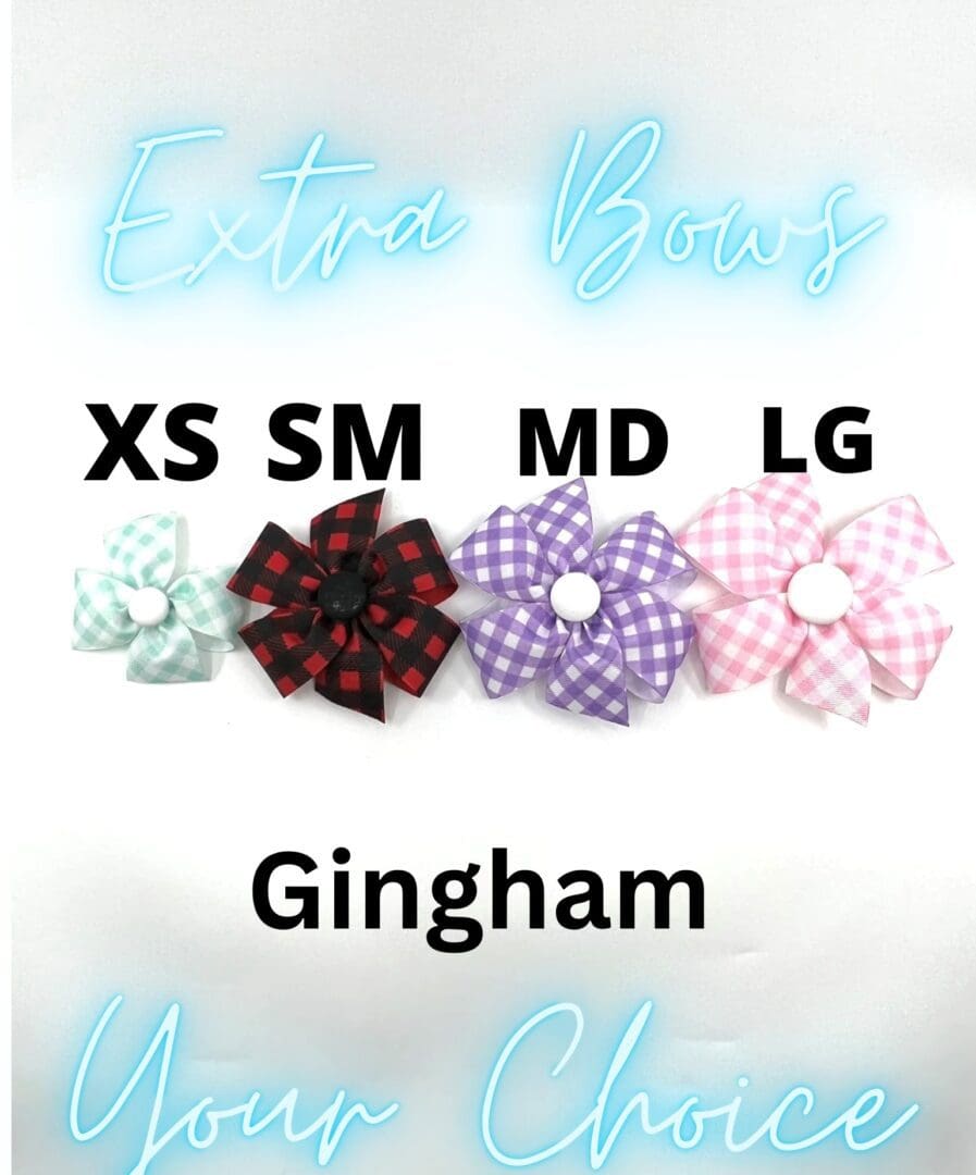 Extra Bows YourChoice Gingham Bows