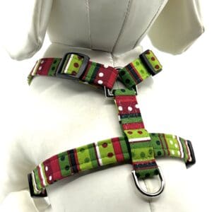 Christmas Stripes And Dots Style Harness