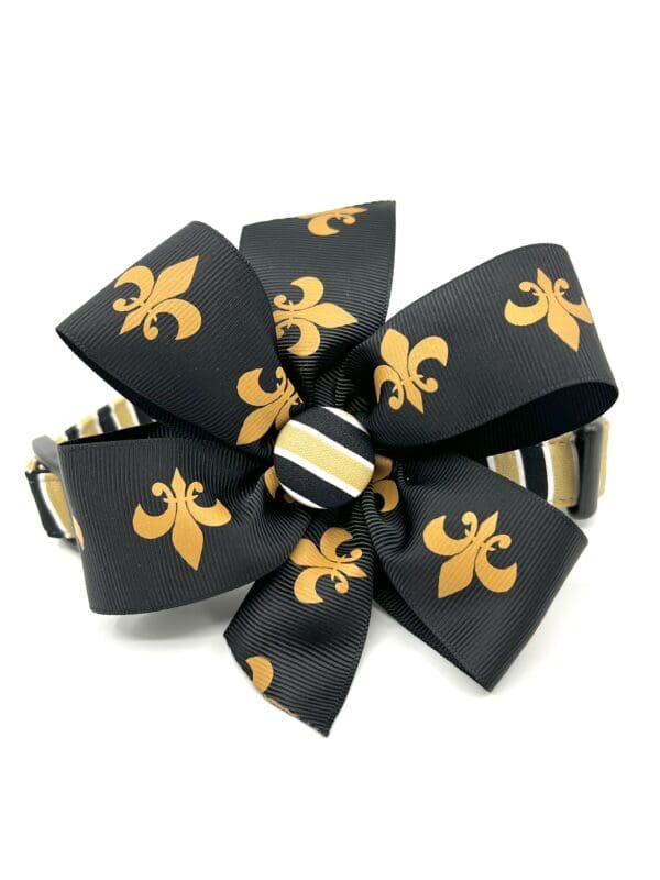 New orleans saints bow tie.