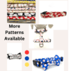 Baseball Collar- Choice of Pattern- Add on Removable Bow or Bow Tie