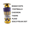 Football Baseball Inspired Louisiana Collar- Your choice of Patterns- Add on Removable Bow- Bow Tie or Korker Bow- Complimentary Team Button Offered - Image 3