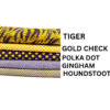 Football Baseball Inspired Louisiana Collar- Your choice of Patterns- Add on Removable Bow- Bow Tie or Korker Bow- Complimentary Team Button Offered - Image 2