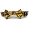 Football Baseball Inspired Louisiana Collar- Your choice of Patterns- Add on Removable Bow- Bow Tie or Korker Bow- Complimentary Team Button Offered - Image 6