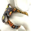 Halloween Pumpkins and Paw Orange and Black Harness- Add on Removable Bow- Bow Tie- Bat Wings - Image 4
