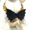 Halloween Pumpkins and Paw Orange and Black Harness- Add on Removable Bow- Bow Tie- Bat Wings - Image 6