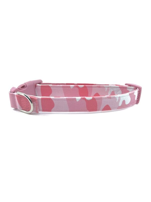 Pink Camo Dog Collar- Add on Removable Bow or Korker Bow - Image 2