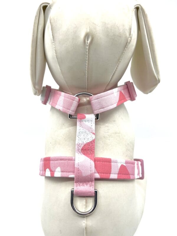 Pink Camo Dog Harness- Add on Removable Bow or Korker Bow - Image 2