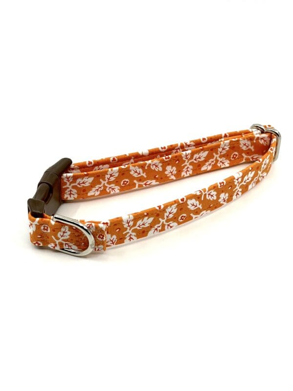 Orange Fall Leaves Collar