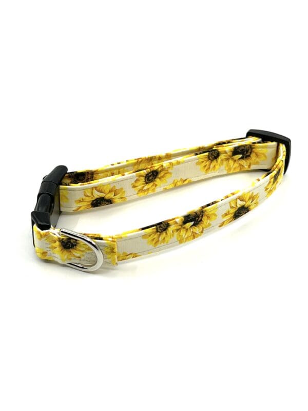 Sunflowers on Cream Collar
