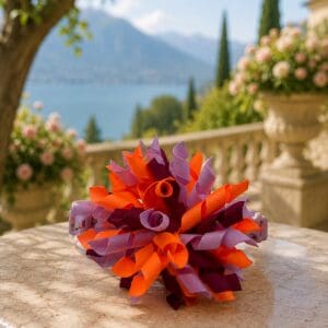 Neon Orange Dog Collar- Add on Present Bow or Korker Bow
