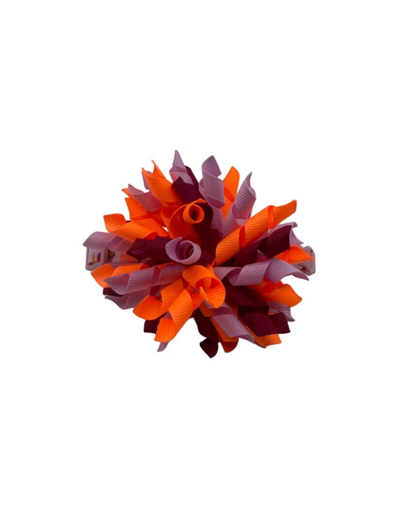 Neon Orange Dog Collar- Add on Present Bow or Korker Bow - Image 4